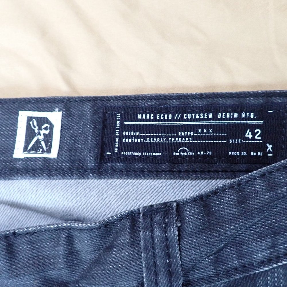 Marc Ecko Men's 42w/31l Jeans/Zippers Around/Ny/B… - image 7